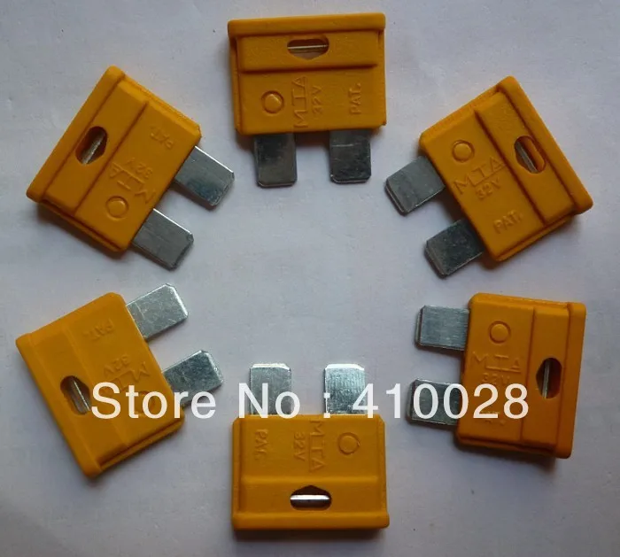 100PCS/lot 20A  Medium Car Blade Fuse auto fuse Free shipping