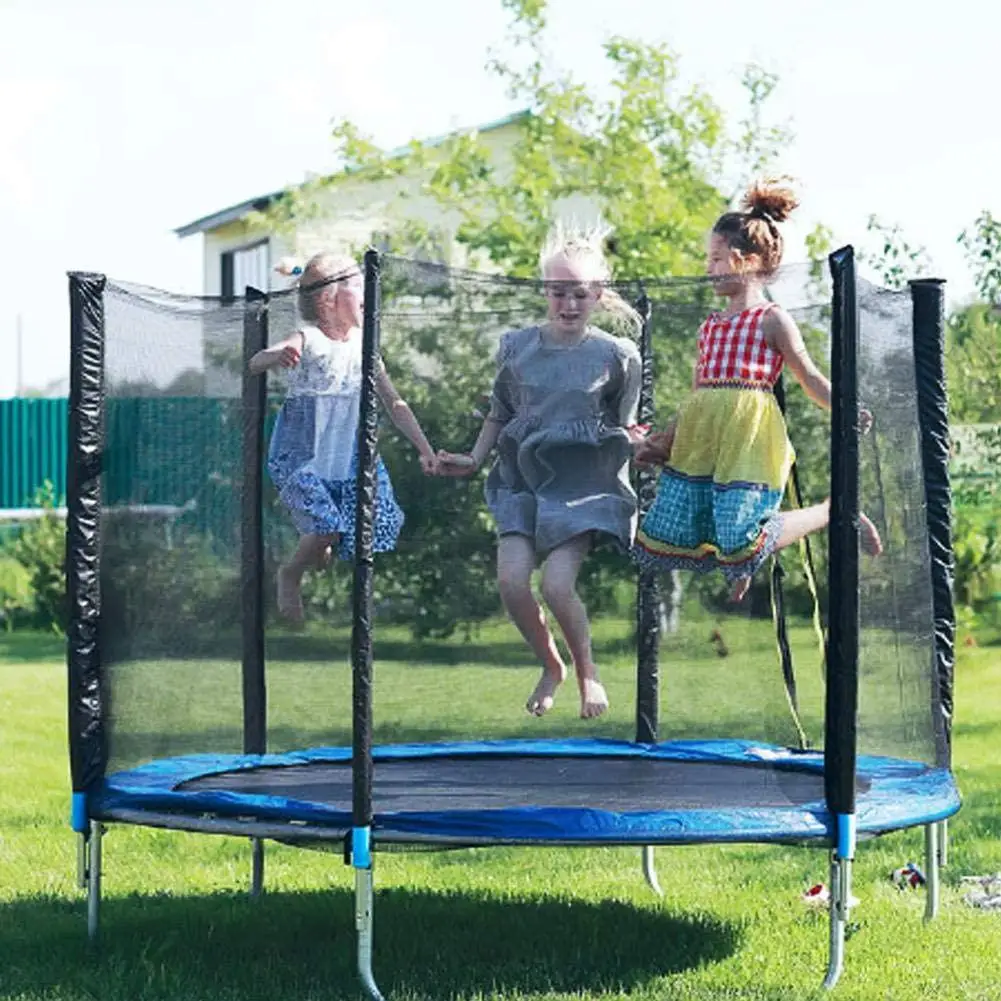 1.83/2.44/3.06/3.66m Trampoline Enclosure Durable PP Safe Nylon Trampoline Protection Net for Outdoor Children Injury Prevention