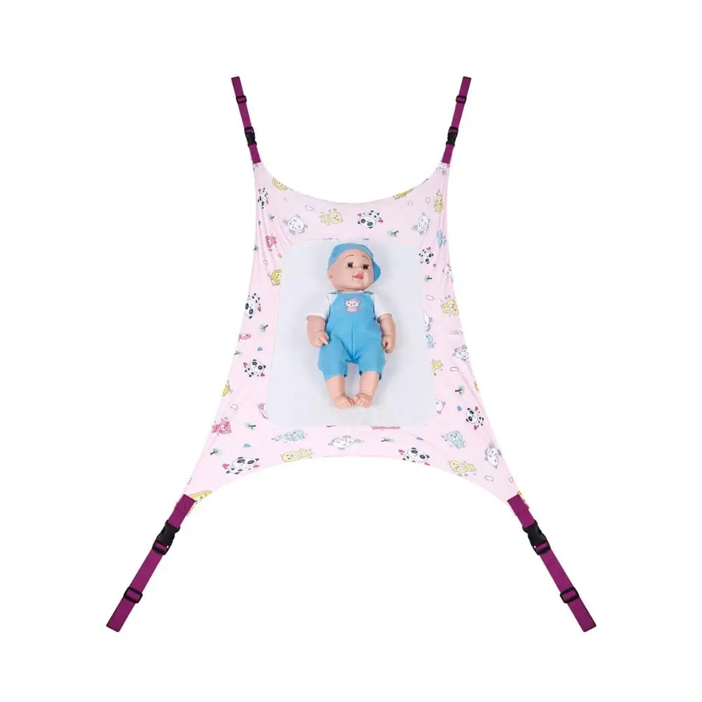 Rede infantil do bebê para o bebê recém-nascido cama de dormir seguro destacável berço do bebê rede elástica com rede ajustável