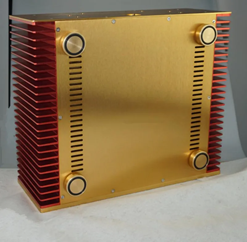 JH68 Hifi Alle Aluminium Audio Versterker Chassis Grote Klasse A Versterker Chassis/Amp Behuizing/Case/Diy Box (430*160*361Mm)