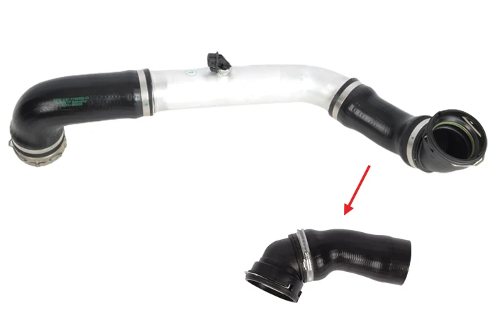 11617799402 Turbo Hose Excluding Metal Pipe Hose Shown Arrow With Bmw 5 (E60) Bmw 5 Touring (E61)