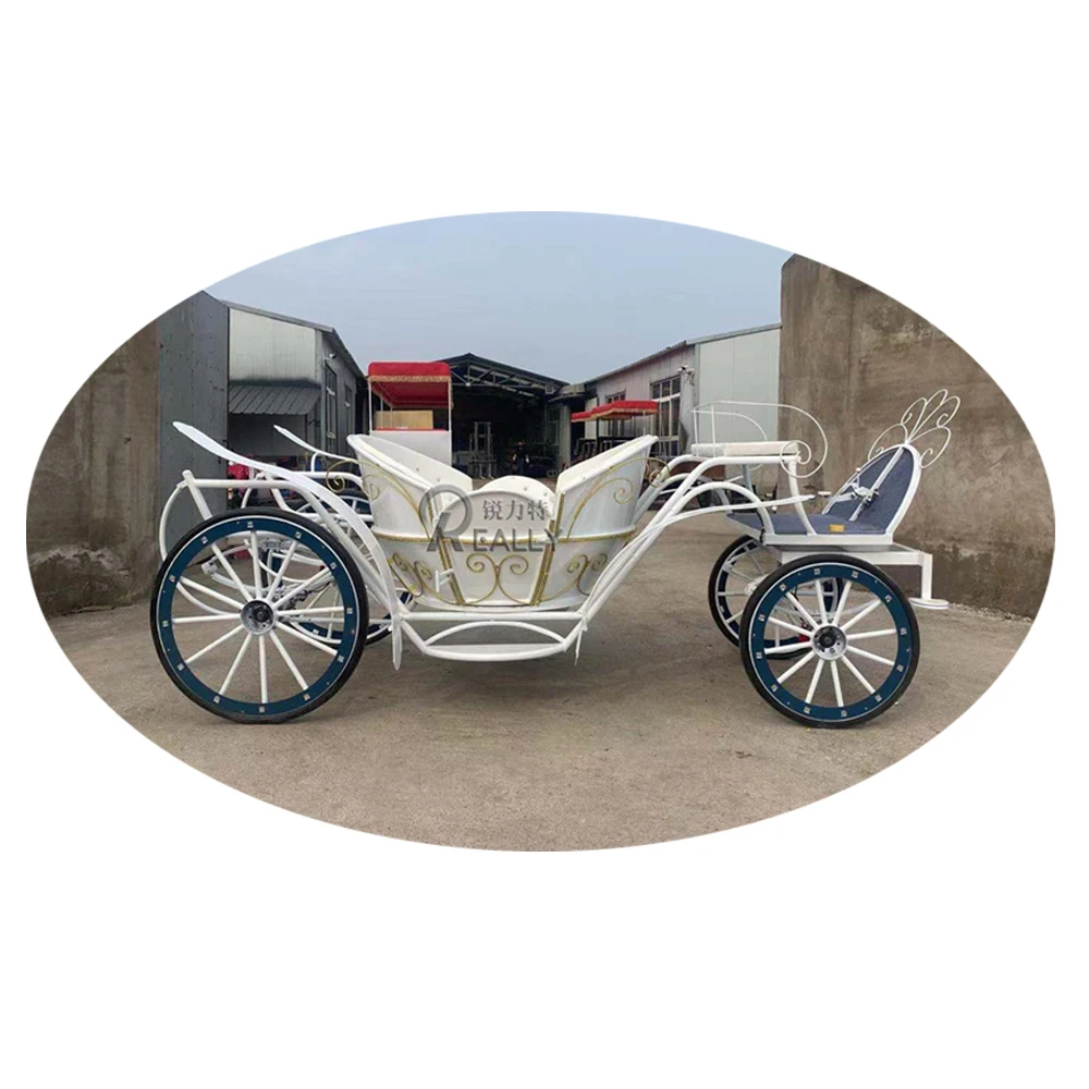 Sang Trọng Yên Ngựa Hoàng Gia Vàng Xe Ngựa Marathon Cưới Xe Công Chúa Lọ Lem Cinderella Xe Ô Tô