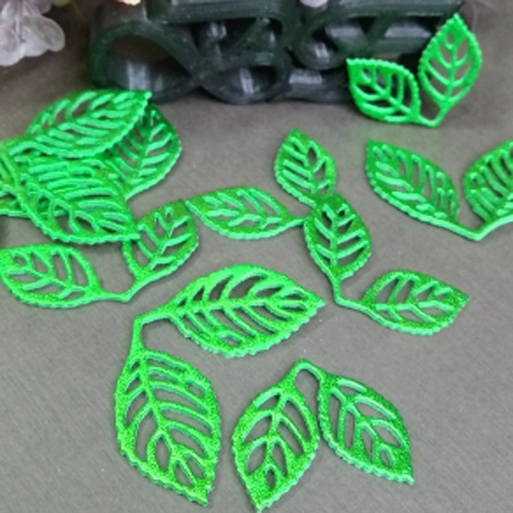 New 2Pcs leaves Metal cutting Die scrapbook Decoration embossed Photo album Decoration Card making DIY Handicrafts