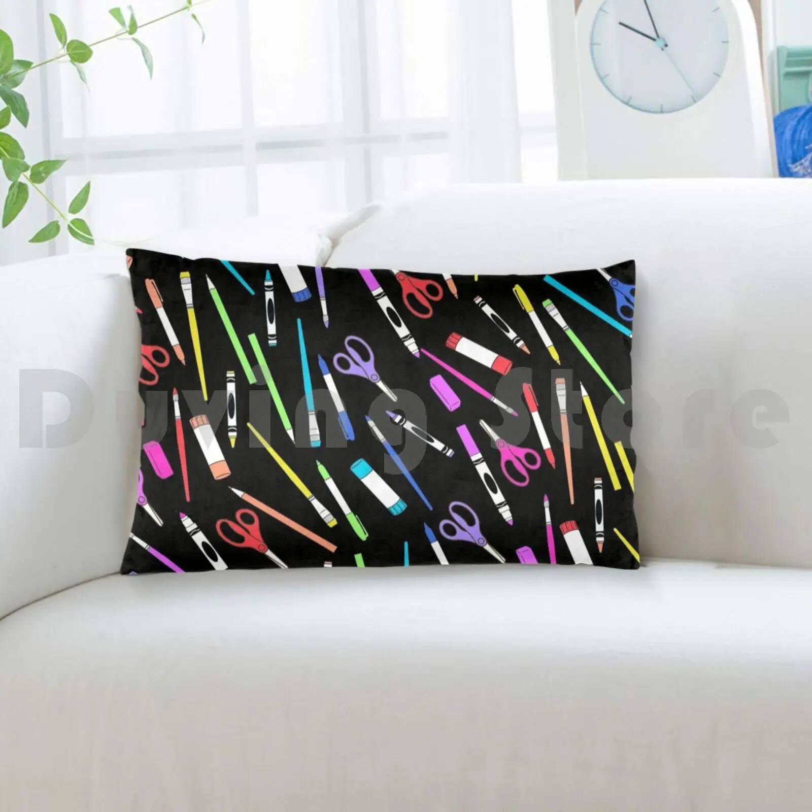 كيس وسادة سحري للخردة مطبوع مقاس 50 × 75 مستلزمات فنية للمعلم الفني لوازم مكتبية للمعلمين ملونة