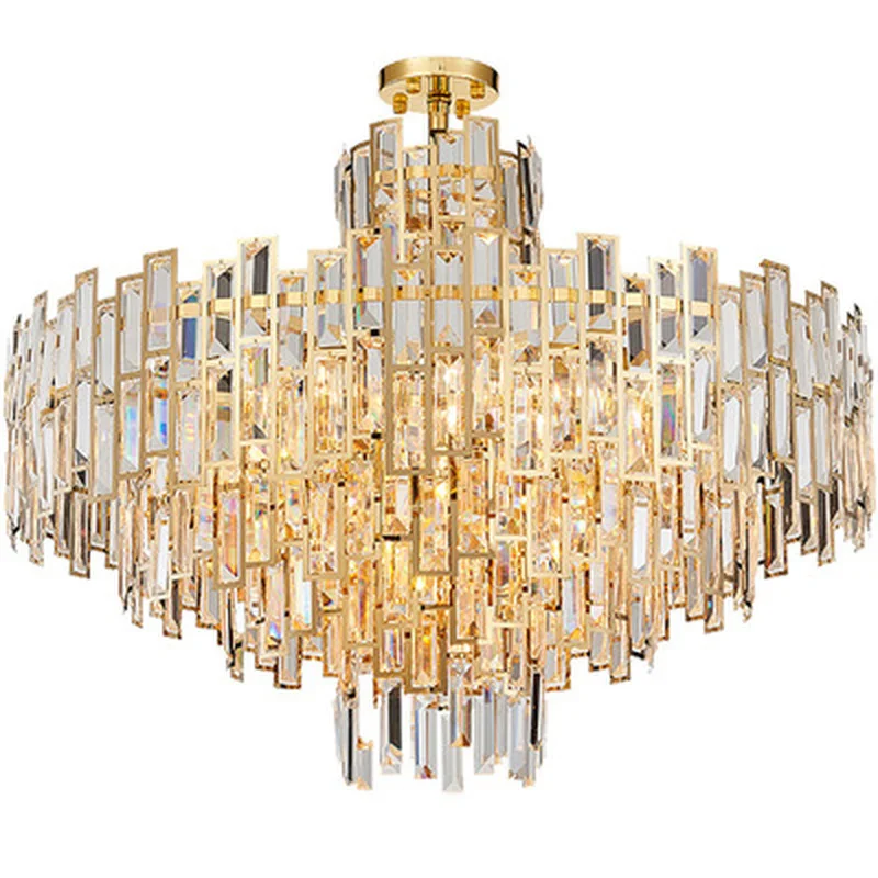 

Modern Luxury Crystal Chandelier Lighting Fixture Contemporary Chandeliers Lamp Pendant Hanging Light for Home Restaurant Decor