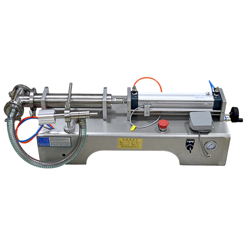 1 pcs 110/220V 50-500ML Semi automatic Pneumatic liquid filling machine filling shampoo perfume SS304,beverage packer