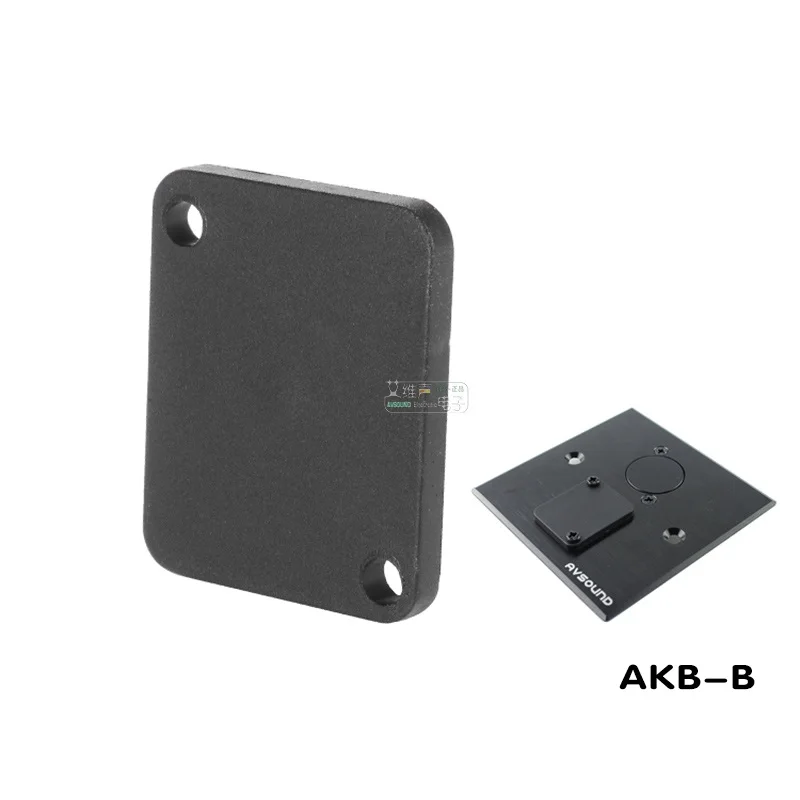 1Pcs jumper board 86 panel D type XLR size blind plate dust-proof plate blank baffle filler module black AKB-A-B/W