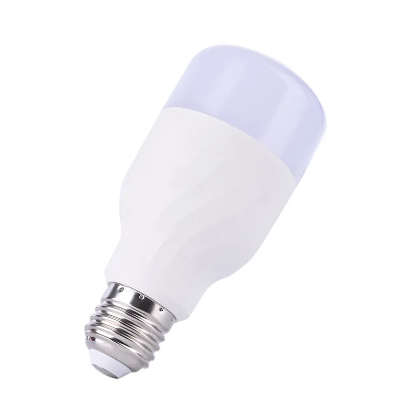 Умная Светодиодная лампа E27, Bluetooth, Wi-Fi, управление через приложение, RGB, AC85-265V цветов, изменяемое время, поддержка домашнего освещения