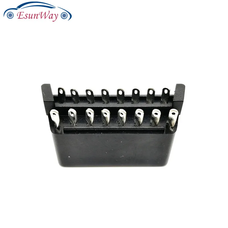 Newest J1962F OBD2 OBD 2 16 Pin Female connector OBDII 16P OBD2 OBDII Extension Cable