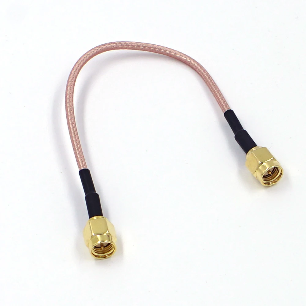 5pcs/lot SMA male plug to SMA male adapter RF Cable RG316 Jumper pigtail