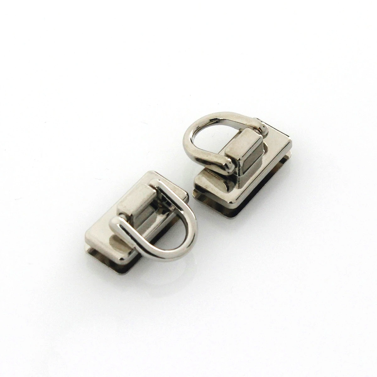 WADORN 8pcs Boucle de Chaîne en Métal, 2 Styles Clip Latéral avec Suspension pour Sac à Main, Fermoir et Connecteur de Sangle