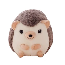 Muñecos de peluche de dibujos animados para niños, peluches de erizo kawaii de algodón suave, juguetes de bebé, regalos de cumpleaños, recién llegados