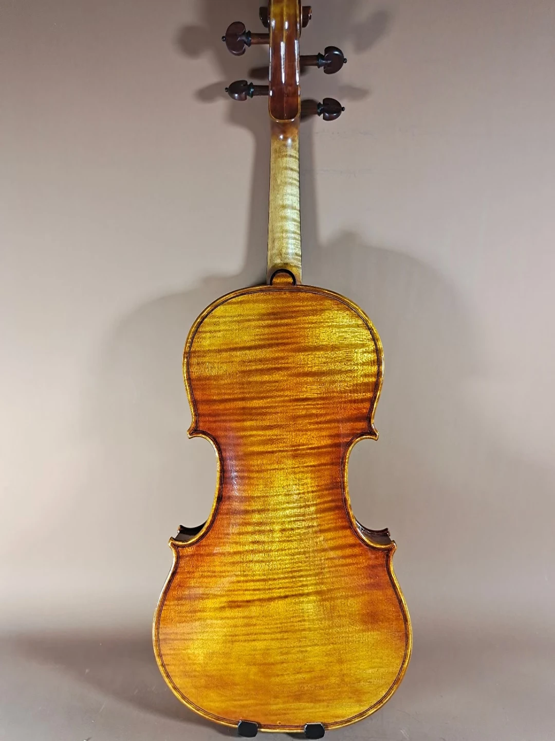 High-end All handmade Italian vintage oily varnish 4/4 Violin Antonio Stradivari violino All-European Spruce Flame Maple Box bow