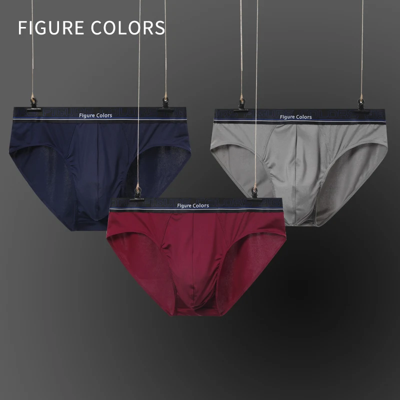 [FC genuine] underwear men's triangle summer thin breathable graphene antibacterial men's bottoms green middle waist trouser hea