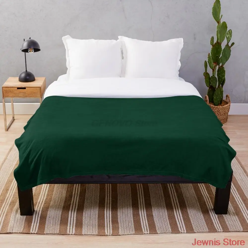 

Ultra Deep Emerald Green Lowest Price On Site Throw Blanket flannel Sherpa bedspread bedding sofa picnic fur soft blanket