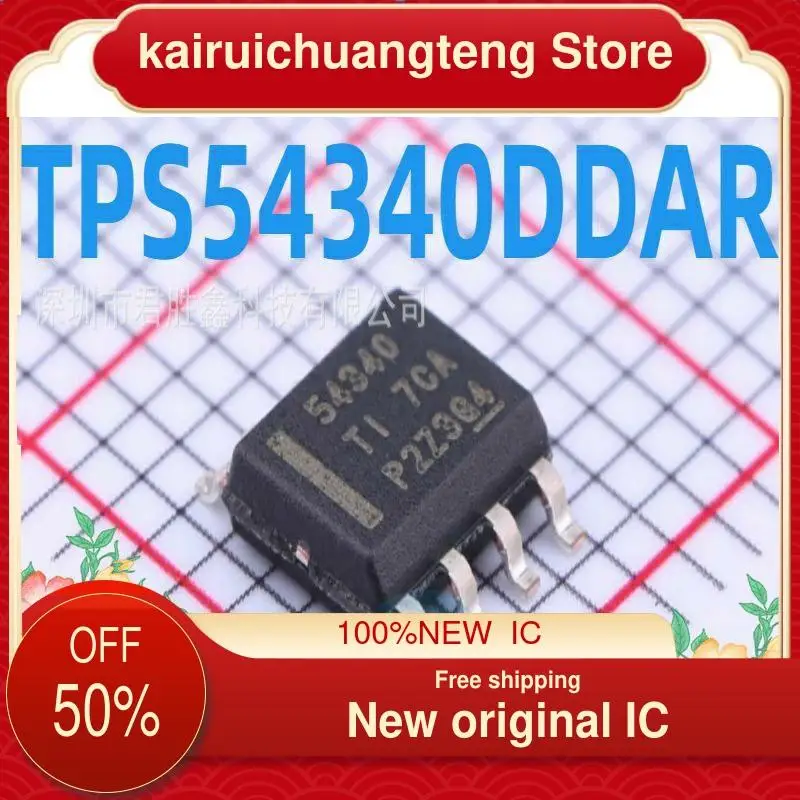 TPS54340 TPS54340DDAR ، 54340 SOP8 ، جديدة ومبتكرة ، 10 قطعة