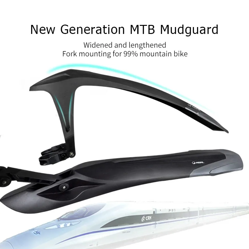 MTB Mudguard Adjustable Bike Fender Sets Patent Design E-Bike Fender Quick Release for 24 26 27.5 29 Inch Bicycle Fender