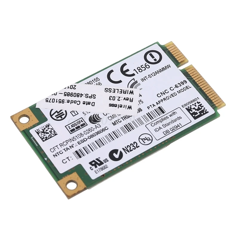 WiFi Link 5100 AGN 300M 무선 카드 2.4G + 5G 듀얼 밴드 미니 PCI-E 인터페이스 웹 카드, CQ40 CQ45 6520S 6530S 8730W