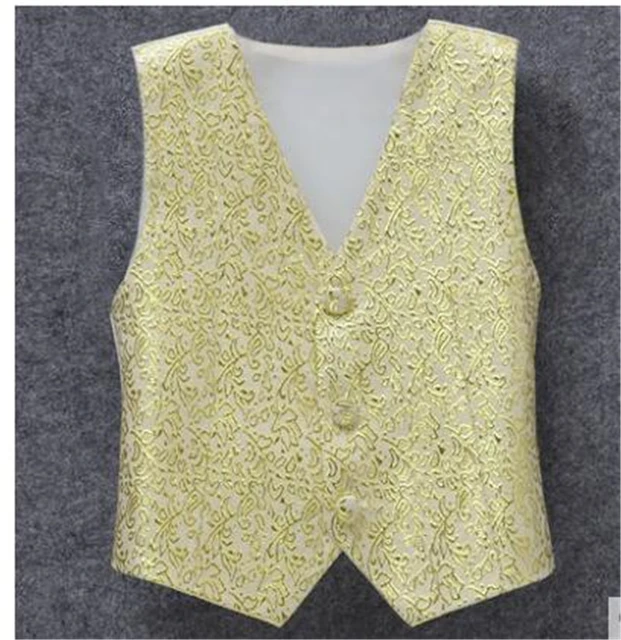 Children s White Vest Children s Gold Vest Kids Waistcoat Boys Children s Boy Coat Vests Waistcoats Aliexpress