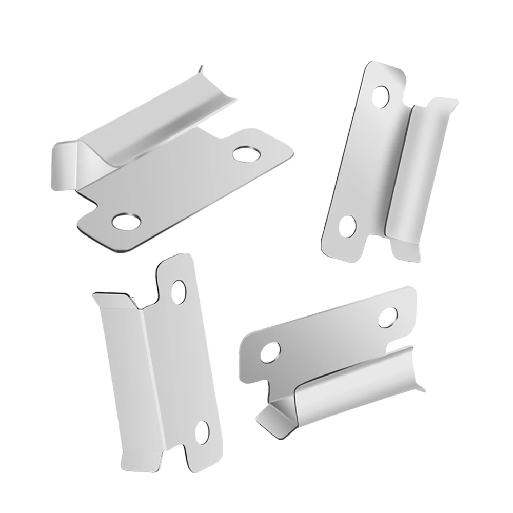 RAMPS 4PCS Hotbed Glass Plate Clamp Clips Tool For Ender3 3D Printer Stainless Steel Clamping Build Platform Heated Bed Retainer