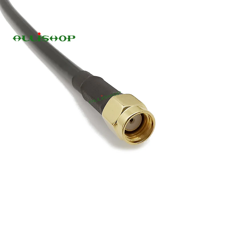 RP SMA Male to RP SMA Male Wifi Antenna Coax connector 50ohm RG58 Cable SMA Jack Socket Connector 1M 3M 5M 8M 10M 12M 15M