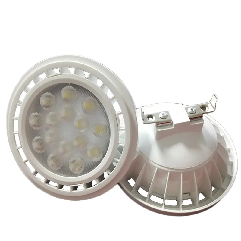 Imagem -04 - Grelha de Refletor Led Lâmpada Regulável Gu10 Qr111 ac Dc12v24v G53 Smd3030 12w 15w