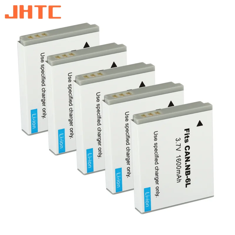 Batería de NB-6L NB 6L NB6L, 1600mAh para Canon Power-shot IXUS 310, SX240, SX275, SX280, SX510, SX500, HS 95, D10, D20, D30
