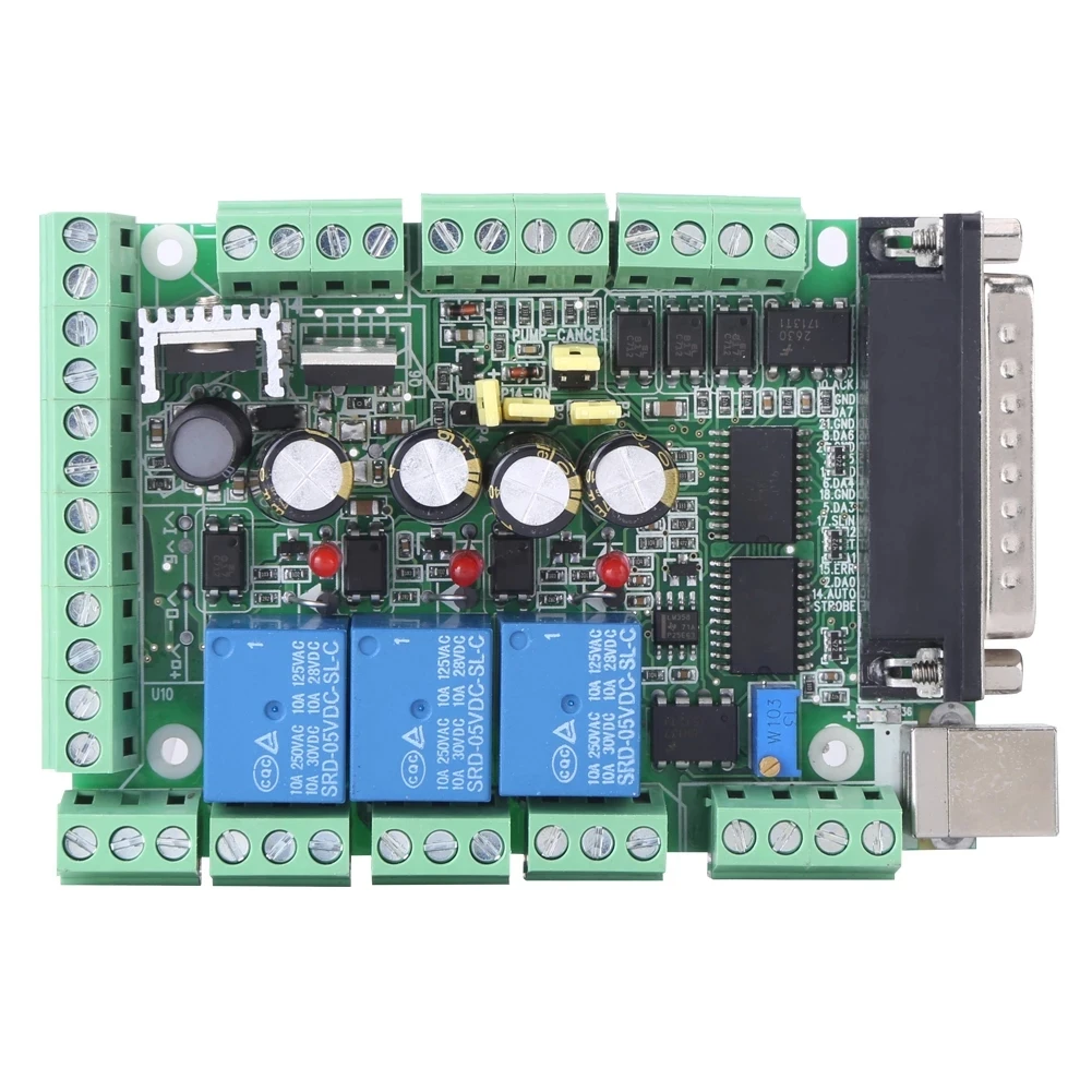 

MACH3V2.1-L Stepping Motor Breakout Board Adapter 4-axls 6-axle Controller CNC Engraving Machine Board