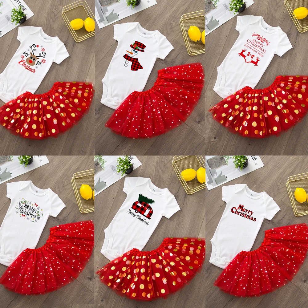 

Merry Christmas Baby Girl Party Dress Red Tutu Cake Outfits Infant Dresses Baby Girls Baptism Clothes 0-24M Drop Ship