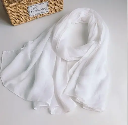 Japanese Cotton Linen Scarf Autumn Winter Candy Color Fashion Ladies Soft Linen Scarves 75x190cm