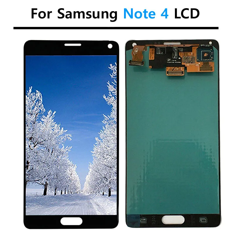 LCD Screen For Samsung Galaxy Note 4 LCD N910T N910A LCD Display Touch Screen Digitizer Assembly For Samsung Note 4 Display