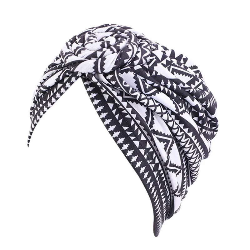 New fashion Women Turban African Pattern Print Turban Hats headscarf Headwrap Bandana Headwear Hair Accessories