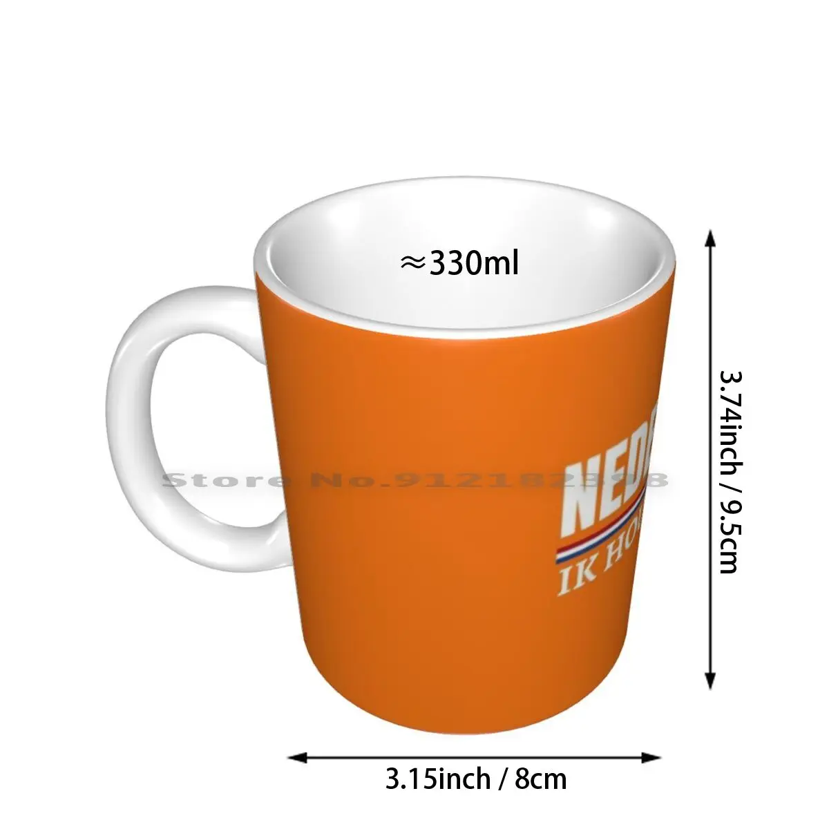 Nederland Ik Hou Van Jou! Dutch Koningsdag Holland Ceramic Mugs Coffee Cups Milk Tea Mug Koningsdag Kingsday Birthday