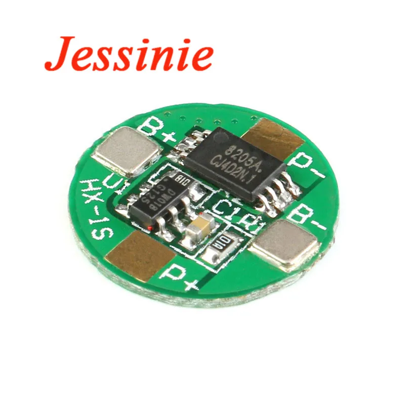 10pcs/1pc 3.7V 1S 2.5A 18650 Li-ion BMS PCM Battery Protection Board Module PCB with Overcharge and Over Discharge Protection