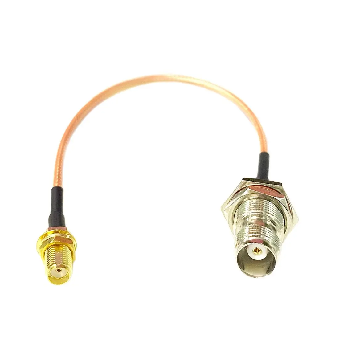 SMA Male Female  Adapt Jack Wire Connector CABL To BNC/N/TNC/UHF/MCX/MMCX Female Nut Straight Pigtail Cable RG316