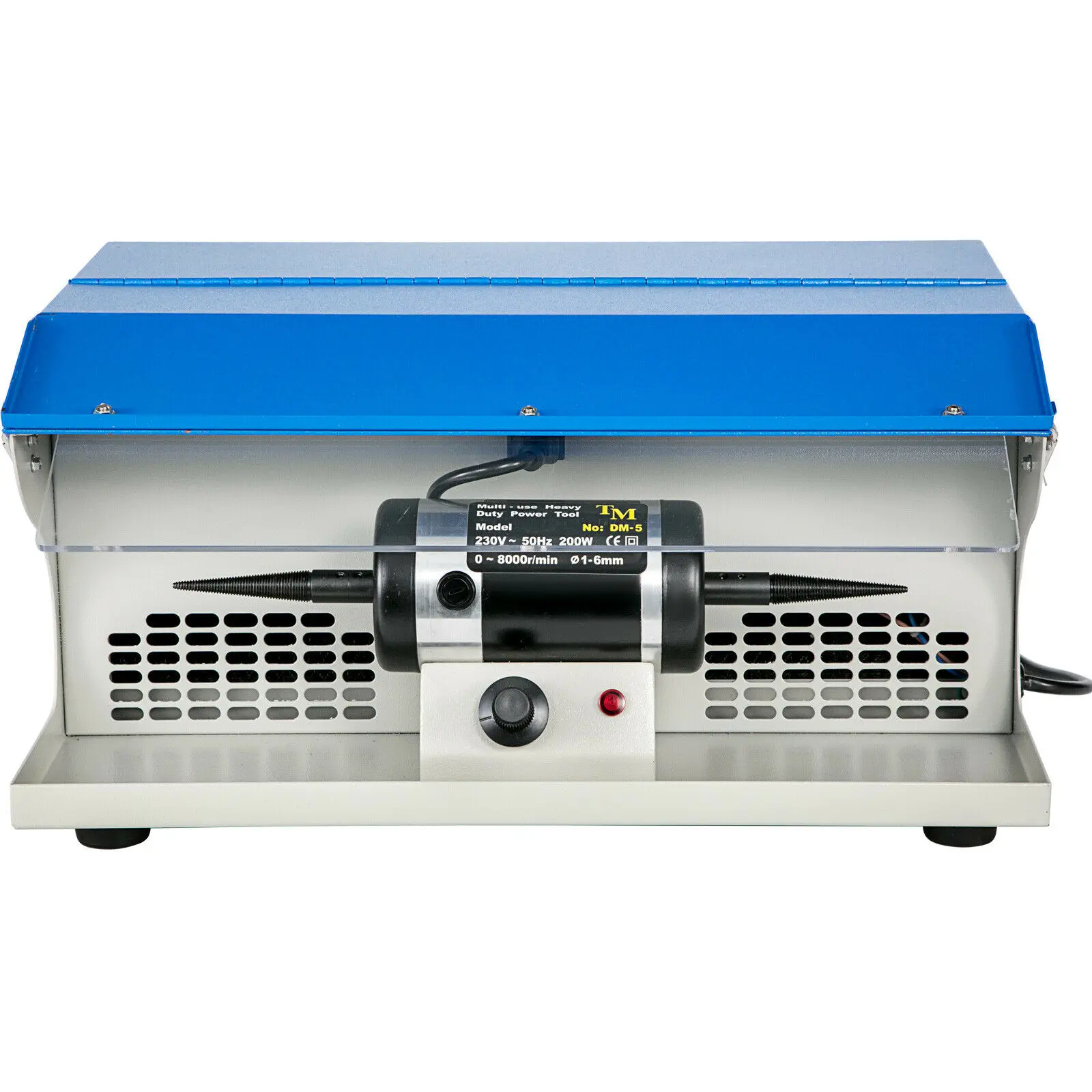 SucceBuy 200W Sieraden Polijsten Buffing Machine Stofafscheider Licht Tafelblad voor Sieraden Metaal Productie en Onderhoud - afbeelding 2