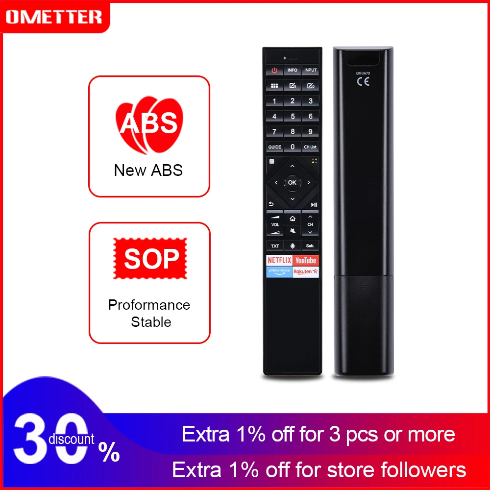 TV remote control use for Hisense TV ERF3A70 ERF3A70 H50U7B HE50A7000EUWTS H55U7B HE55A7000EUWTS H65U7B HE65A7000EUWTS uhd 4k tv