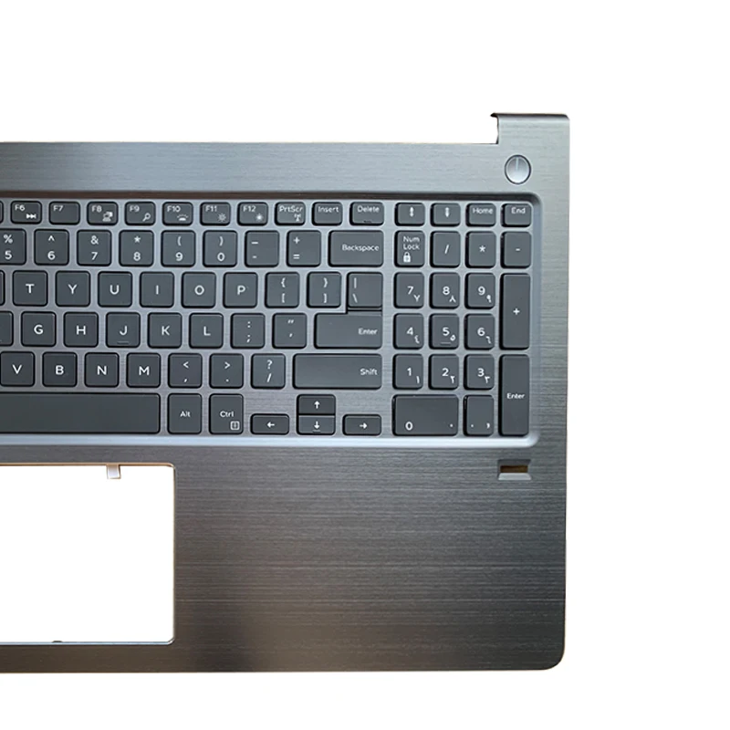 Pop Laptop US Keyboard With Palmrest Upper Cover For Dell Vostro 15-5000 5568 V5568  With Fingerprint Hole Backlight