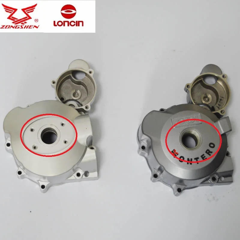 Para shineray zongshen loncin qjiang lifan cg125 125cc 150cc cg150 tampa da bobina magneto cg parte da tampa do motor do lado esquerdo