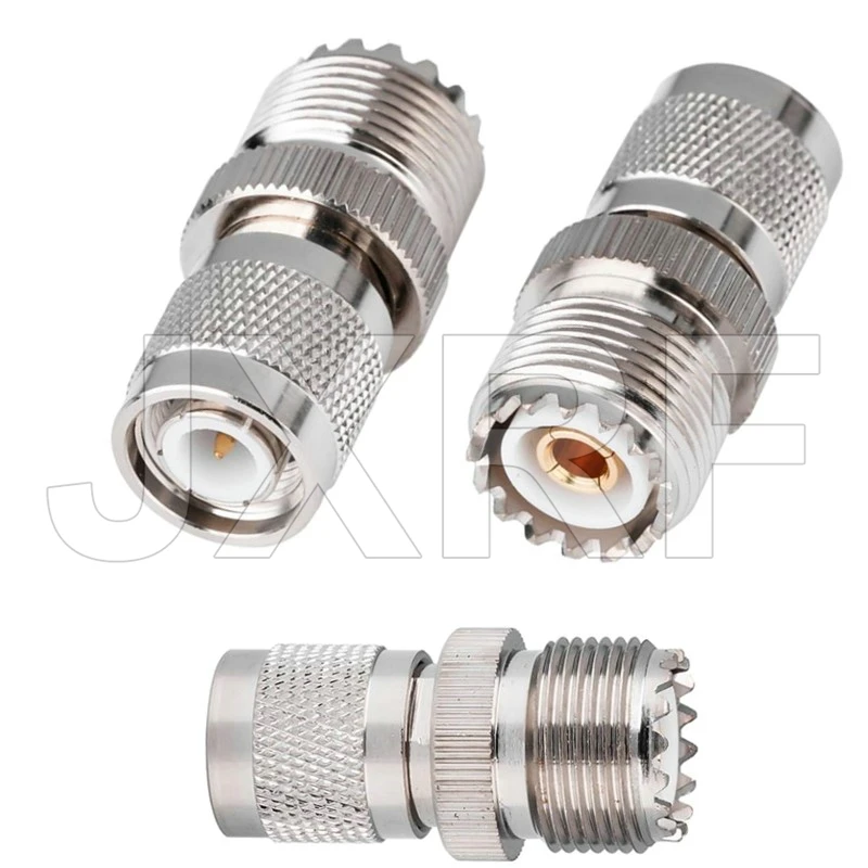 2Pcs Tnc Stekker Naar Uhf Vrouwelijke Jack Dus-239 Rechte Rf Connector Adapter