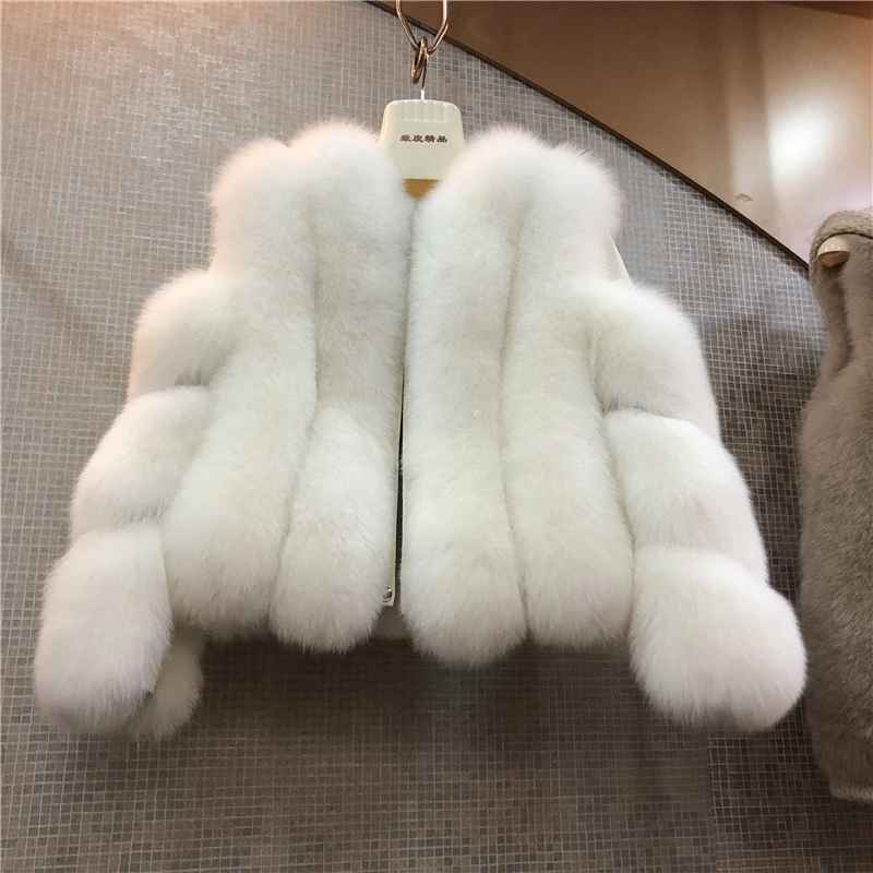 ZDFURS* new arrival women winter thick fur coat real fox fur vest high quality fox waistcoat fur gilet