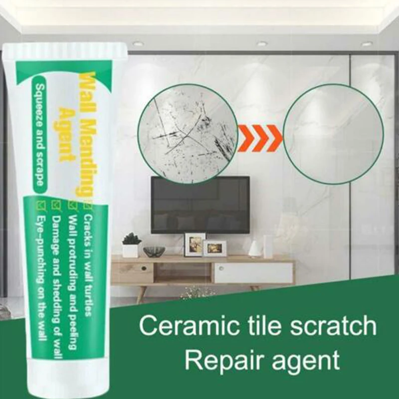 Plaster Surface Filler, Mouldproof, Waterproof, Interior, Scratch Proof, Repair Cream, DIY, Living Room Crack, Nail Wall Mending