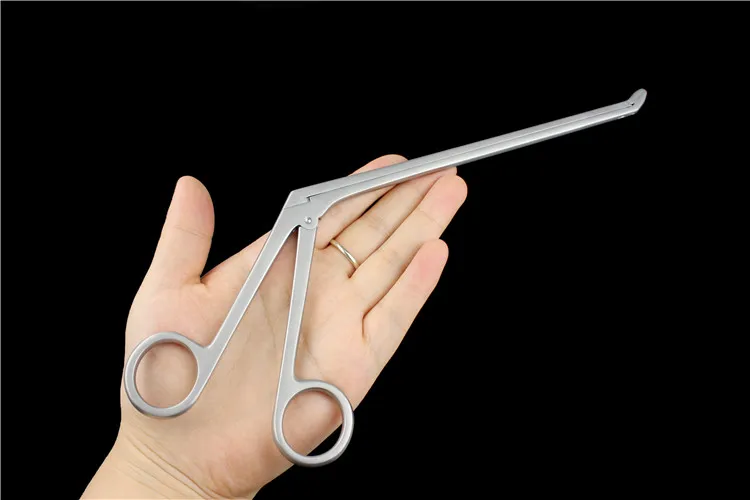 Animal vocal cord excision clamp medical gun type lamina and nucleus pulposus forceps without injury vocal cord Surgical scissor