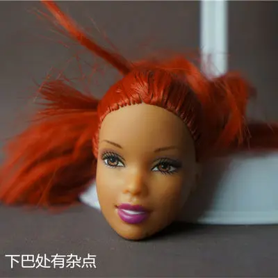 002 1/6 27cm doll head gift for girl collection toy with hair baby head make-up nuannuanmengwu dongcheng qibaoleyuan