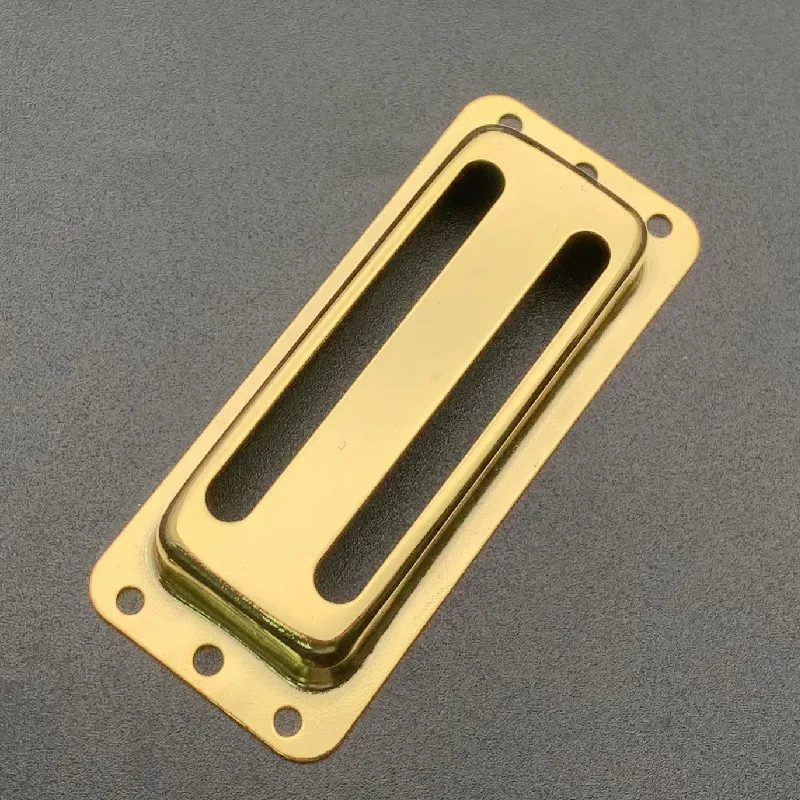 Two-line 90*38mm Metal Brass Electric Guitar Pickup Humbucker Covers /Lid/Shell/Top - Chrome - Black - Gold