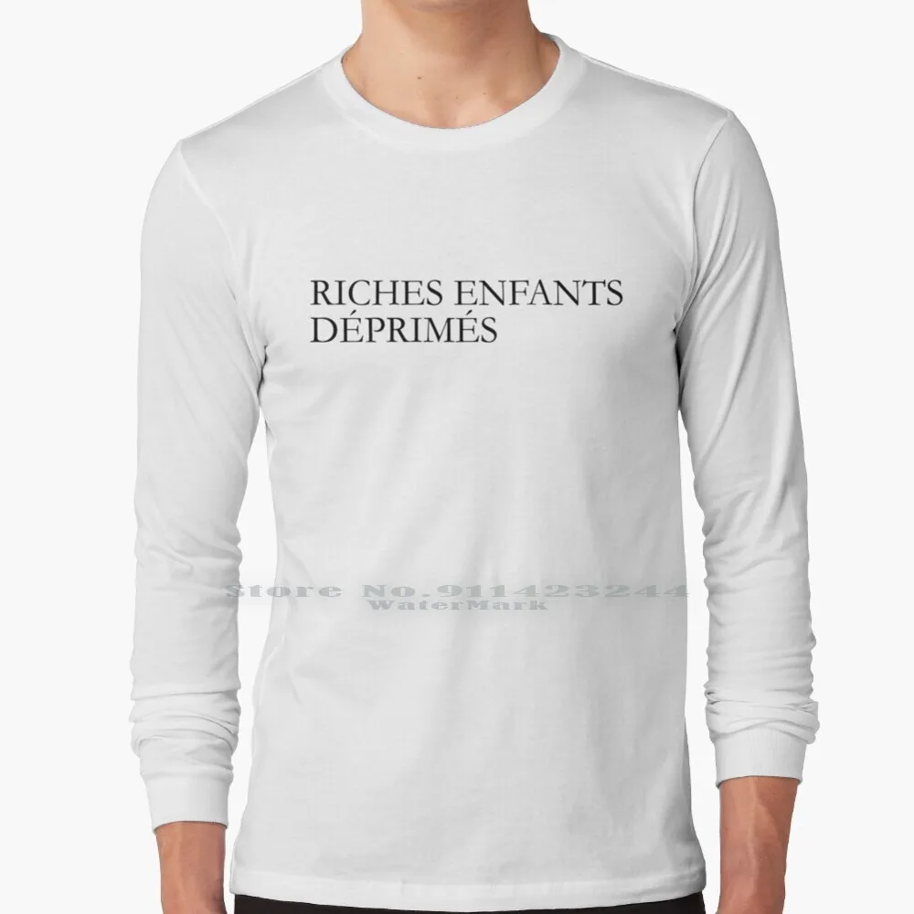 Enfants Riches Deprimes-Rich Depressed Children 100% Cotton Long Sleeve T Shirt Enfants Riches Deprimes Enfants Deprimes