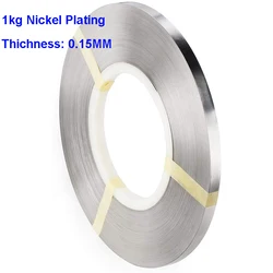 1kg Nickel plate Thickness 0.15mm Weight battery tabs nickel plate for 18650 cell battery Battery welding nickel plate