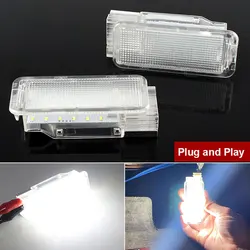 LED Luggage Trunk Lights Glove Box Footwell Lamps For Citroen C2 C3 C4 C5 C6 C8 DS3 Dispatch Saxo Xanria Xsara Peugeot 206