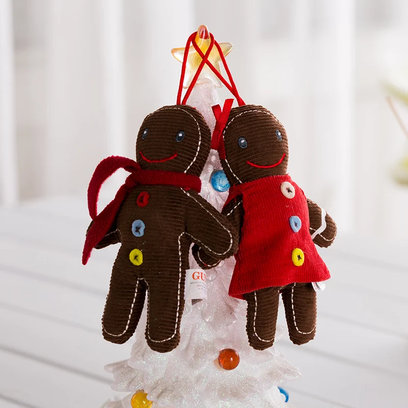 Peperkoek Ornament Corduroy Kinderen Speelgoed X'mas Gift, Meisje/Jongen, 15Cm