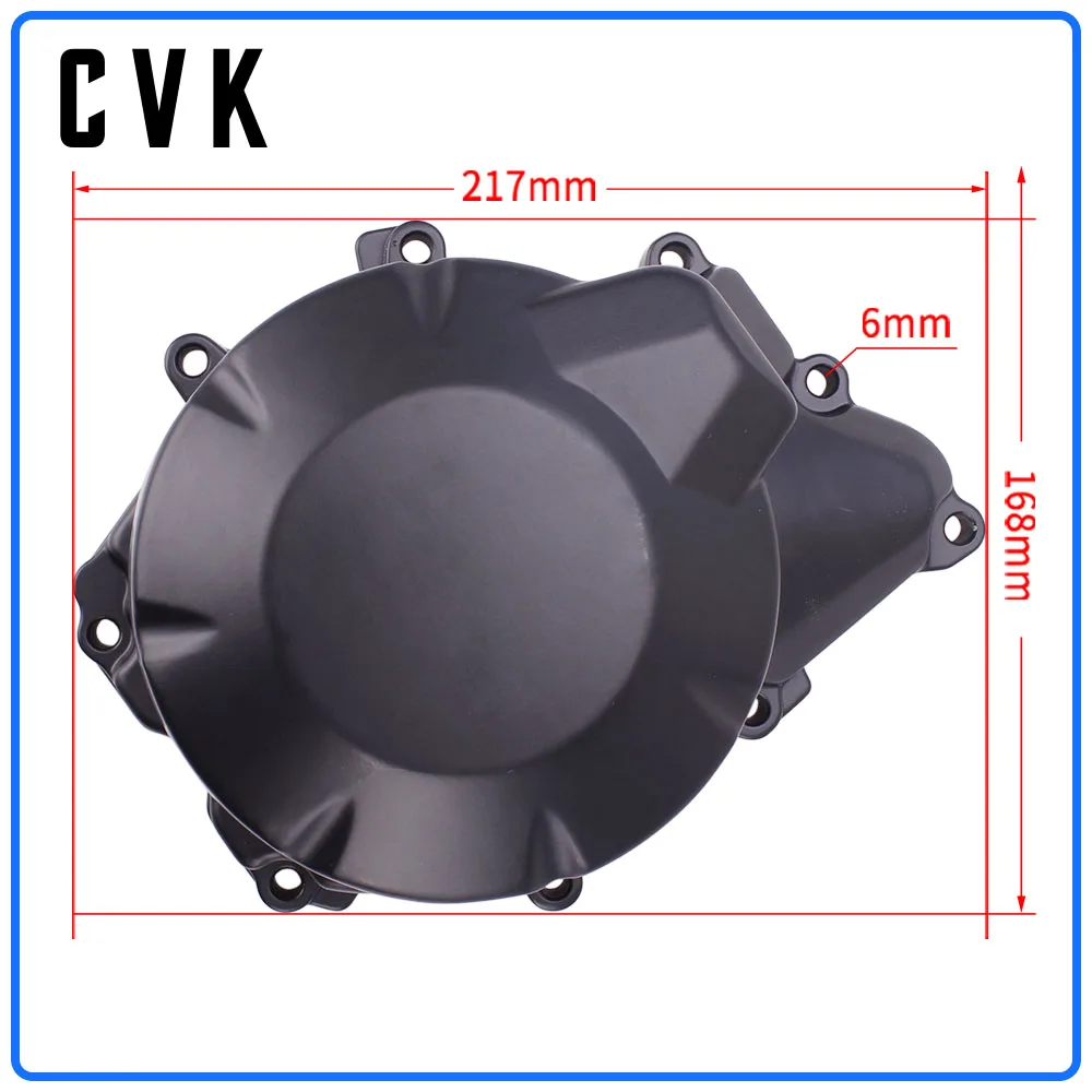 CVK Engine Cover Motor Stator Cover CrankCase Side Cover Shell For Yamaha FZ6 2004 2005 2006 2007 2009 2010 2011 XJ6S 2009-2017